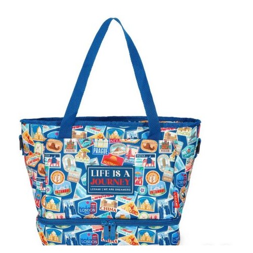 Borsa Porta Pranzo 10,8 l - Travel Stickers -...