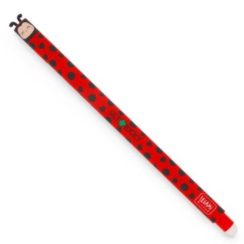 Penna Cancellabile Coccinella Legami Inchiostro Rosso Gel...