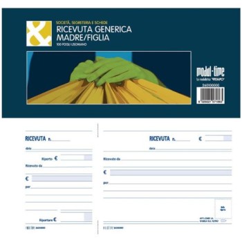 Blocco Ricevute Generiche Madre/Figlia Modul-Time InTempo