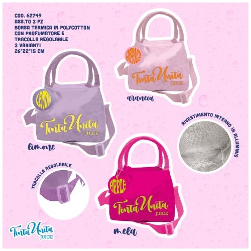 Borsa termica con profumatore Tinta Unita Juice