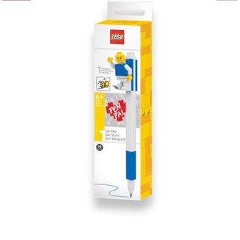 LEGO PENNA GEL BLU PUNTA MEDIA + PERSONAGGIO
