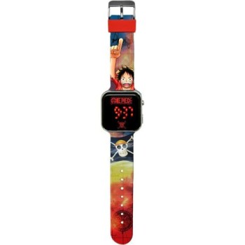 Orologio da polso Led One Piece cinturino rosso