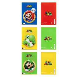 MAXI QUADERNO A4 QUADRETTI MEDI 5MM SUPERMARIO