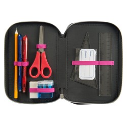 ASTUCCIO PORTACOLORI 3 ZIP BRAINROT BALLERINA