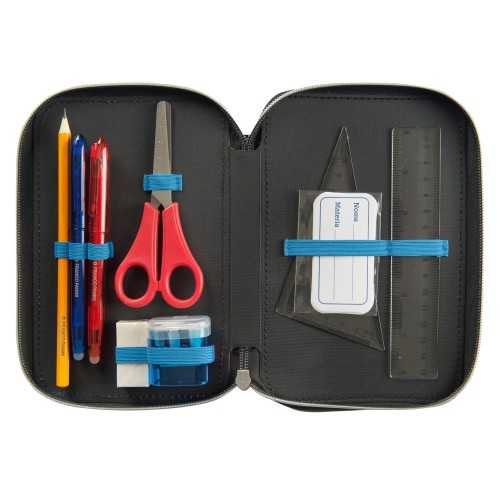 ASTUCCIO PORTACOLORI 3 ZIP BRAINROT TUNG TUNG