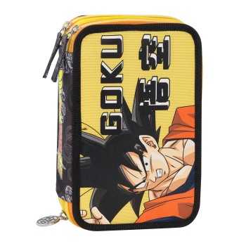 ASTUCCIO PORTACOLORI 3 ZIP DRAGON BALL SUPER