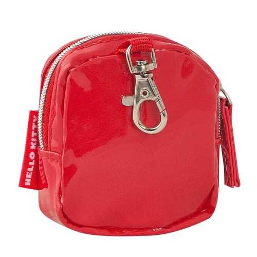 PORTAMONETE ROSSO CON MOSCHETTONE HELLOKITTY...
