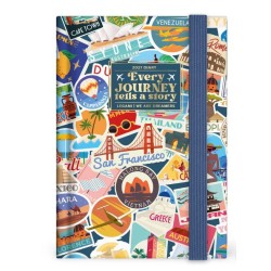 Agenda 12 Mesi Giornaliera Fotografica Small 2027 - Travel Stickers