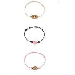 Set di 3 Braccialetti - Teddy Bear - Set of 3 Bracelets Orso Legami