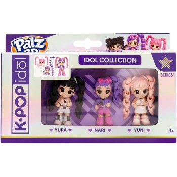 K-Pop Idol Collection confezione da 3 mini personaggi...