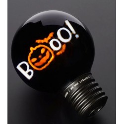 Lampada Decorativa da Tavolo a Forma di Lampadina Pumpkin Booo - Bulb Fiction XL - Legami