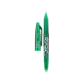 Penna cancellabile con tappo Pilot Frixion verde