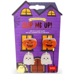Set di 4 Mini Mollette per Capelli Halloween - Clip Me Up! - Legami
