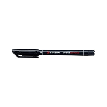 Pennarello Stabilo OHPen 843/46 permanente Medio nero