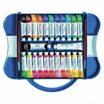 Box 24 tubetti tempera giotto 22x 12ml 2x 21 ml