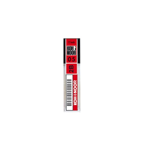 Astuccio 12 micromine 0,5mm 2B E205 Koh-i-noor