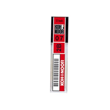 Astuccio 12 micromine 0,7mm 2B E205 Koh-i-noor
