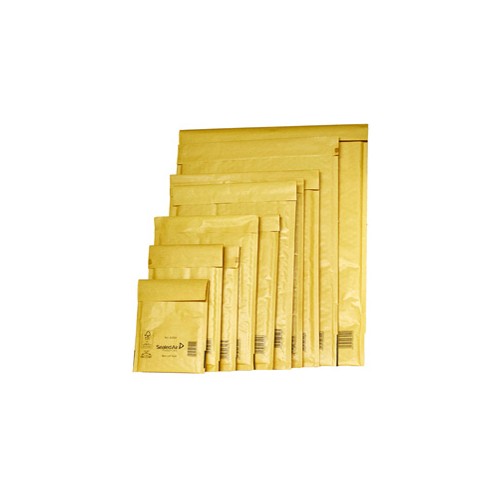 Busta imbottita gold j 30x44cm utile avana