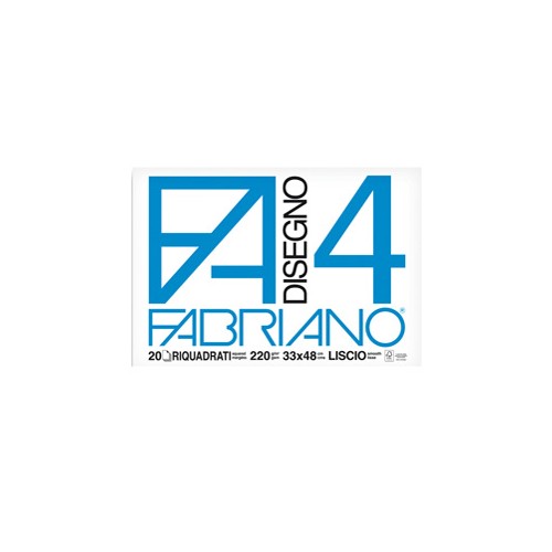 Album blocco Fabriano 4 F4 33x48cm 220gr 20fg...