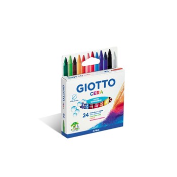 Astuccio 24 pastelli cera 90mm ? 8.5mm giotto 2