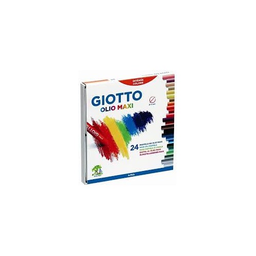 Astuccio 24 pastelli giotto olio