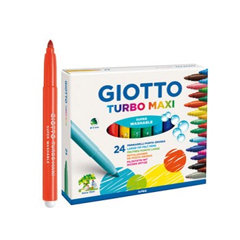 Astuccio 24 pennarelli turbomaxi giotto 2