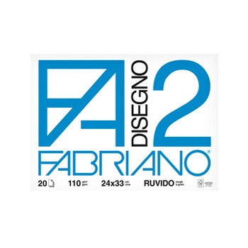 Blocco fabriano2 (24x33cm) 20fg 110gr ruvido 4 angoli 2