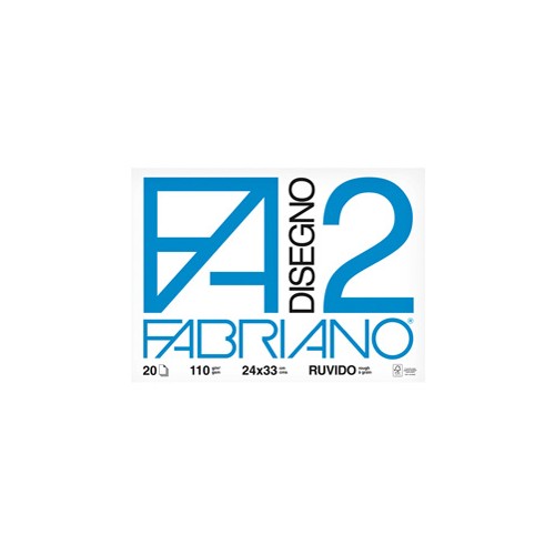 Album blocco Fabriano 2 F2 (24x33cm) 20fg 110gr...