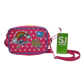 Borsa borsetta con tracolla regolabile seven sj gang fashion bag girl fluo fuxia 2