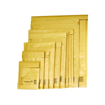 Busta imbottita gold j 30x44cm utile avana 2