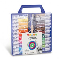 Astuccio 22 tubi tempera 12 ml primo