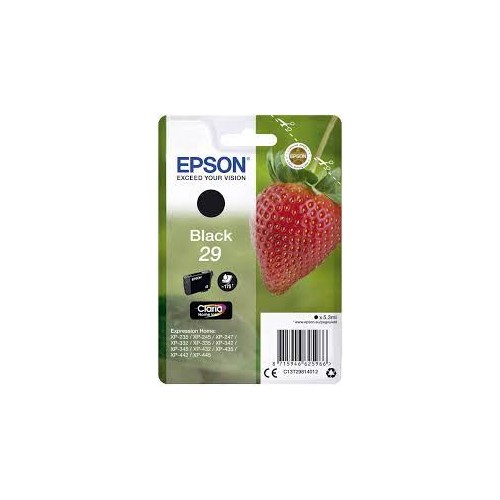Cartuccia Epson 29 nero serie fragola 5,3ml
