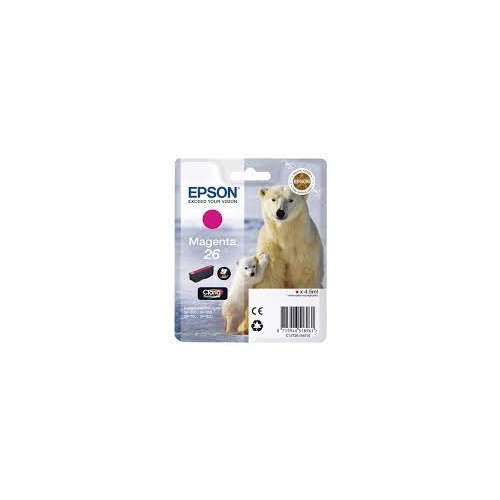 Cartuccia magenta epson 26 serie orso polare