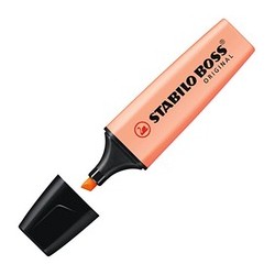 Evidenziatore stabilo boss pastel rosa pesca 70/126