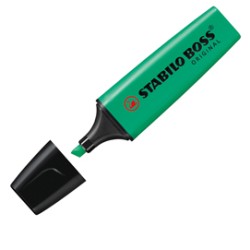 Evidenziatore Stabilo Boss verde abete 70/51