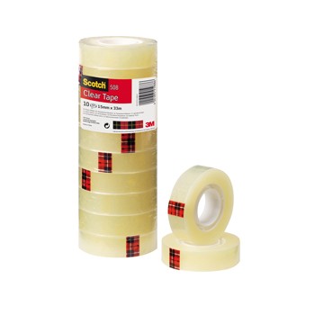 Rotolo nastro adesivo scotch 508 3m 15mmx33m in ppl 2
