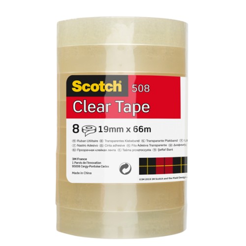 Rotolo nastro adesivo Scotch 3M 508 19mm x 66mt...