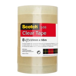 Rotolo nastro adesivo Scotch 3M 508 19mm x 66mt in ppl