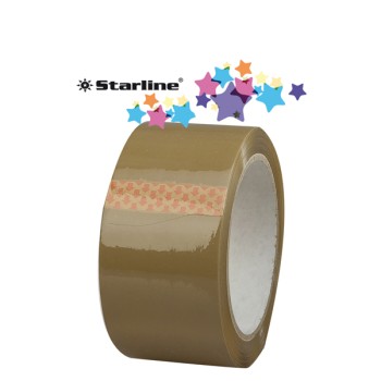 Nastro adesivo da imballo 50mm x 66mt avana in ppl 2