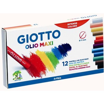 Pastelli ad olio Giotto astuccio da 12 colori 2