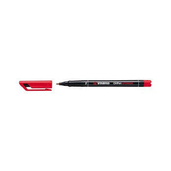 Pennarello stabilo ohpen 842 permanente fine rosso 2
