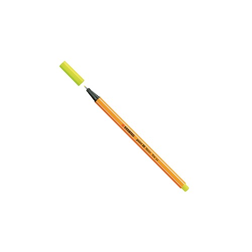 Pennarello stabilo point 88/024 giallo neon