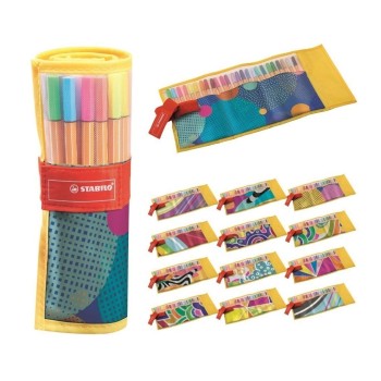 Pennarelli fineliner stabilo point 88. Rollerset just like you 25 colori 2