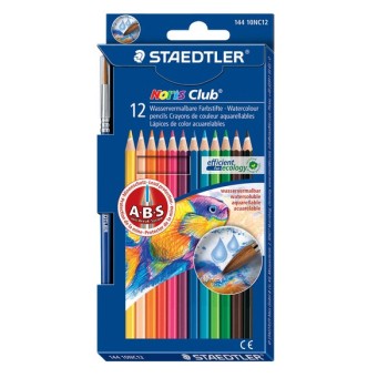 Pastelli acquerellabili Staedtler Noris Club 144 confezione da 12 2