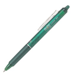 Penna sfera a scatto frixionball clicker 0,7mm verde pilot