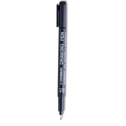 Pennarello Graphos Snowman 700 Drawing Pen Pigment Ink Nero 0.4