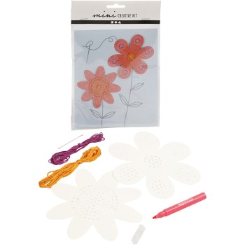 Mini kit creativo, fiori, 1 set 2