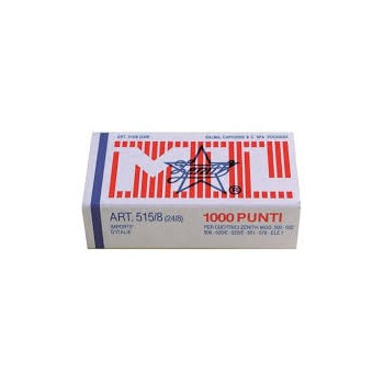 Scatola 1000 punti cucitrice 24/8 2