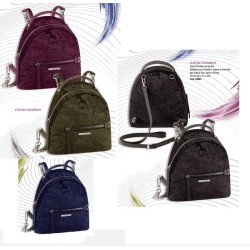 Zaino fashion comix velvet - vellutato colori assortiti