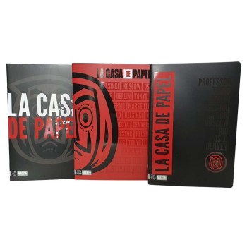Quaderno a4 maxi + 30% 1r la casa di carta 2